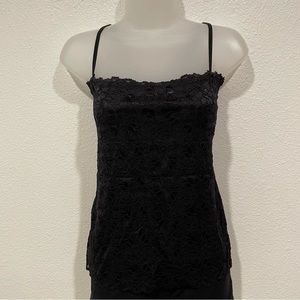 NEW black lace sleeveless camisole tank top blouse shirt